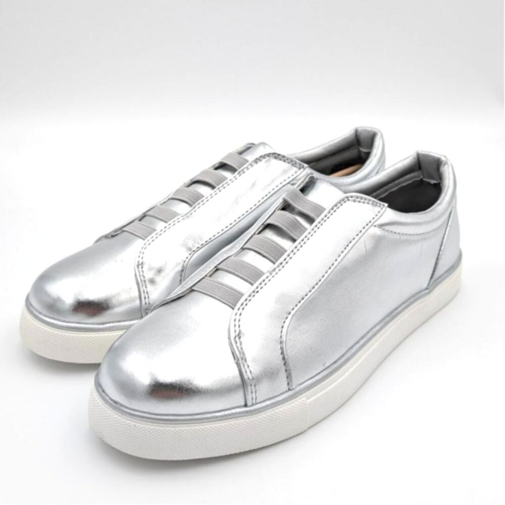 Reaction Kenneth Cole Bonnie Metallic Slip-On Sneaker Women’s Size US9M EU40